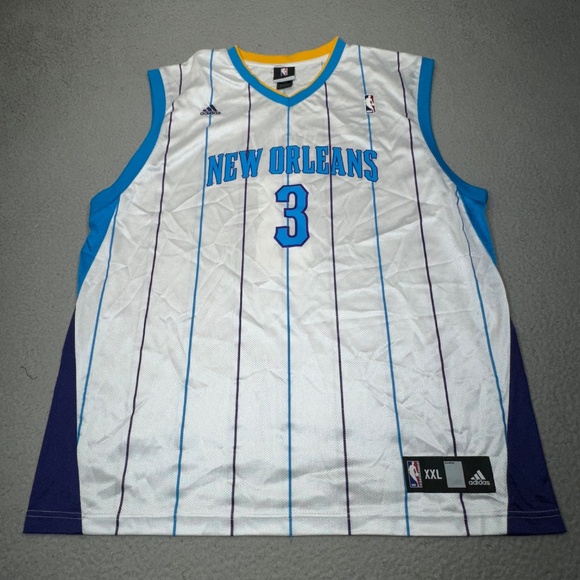 New‎ Orleans Hornets Chris Paul Basketball Jersey Men 2XL XXL White CP3 Adidas - Picture 1 of 13